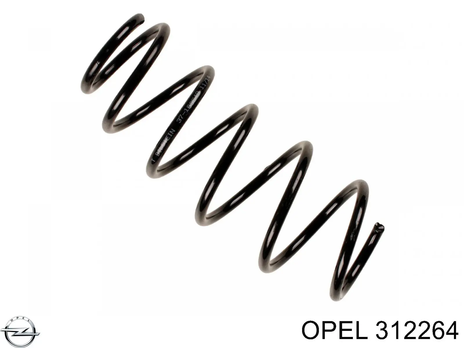 312264 Opel пружина передняя