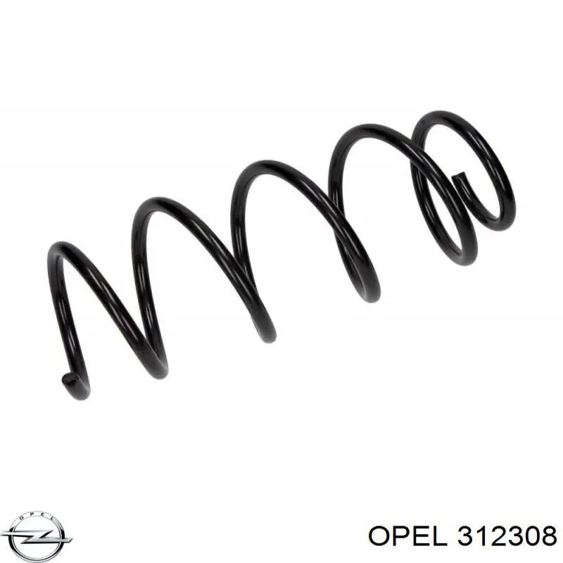 312308 Opel Пружина передней подвески