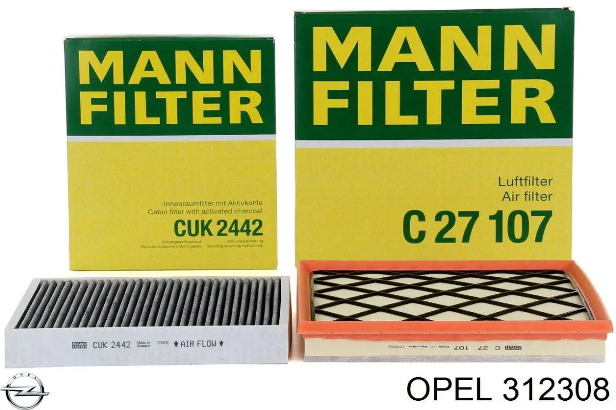 Пружина передняя Opel 312308