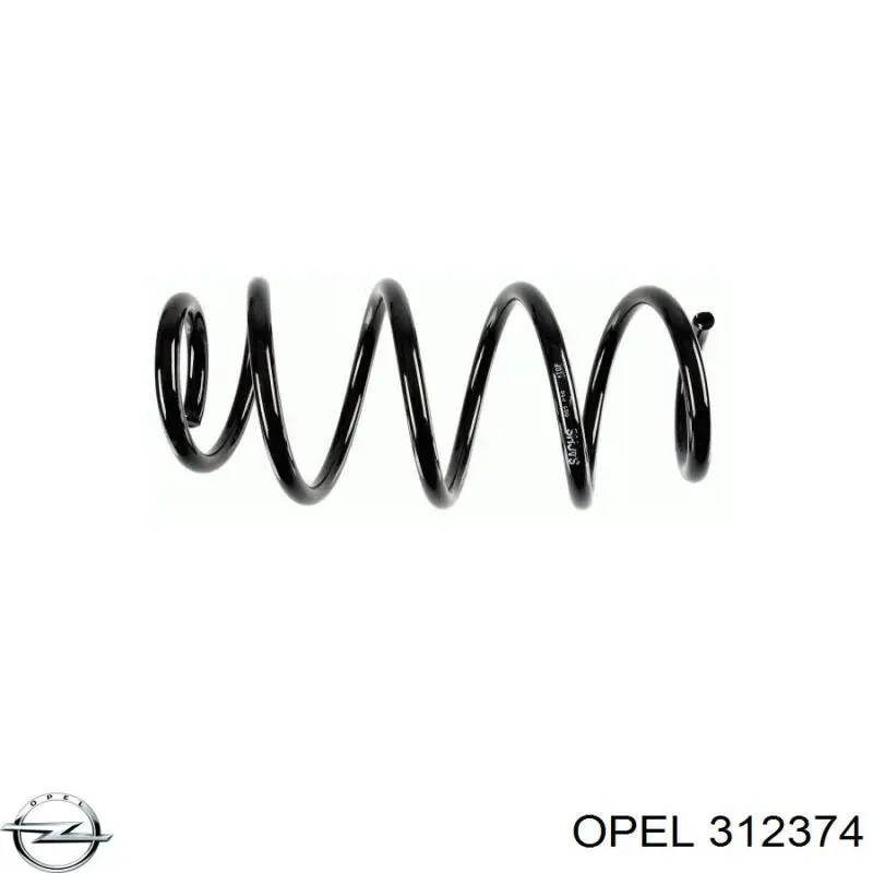 Передняя пружина 312374 Opel