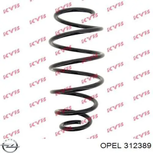 312389 Opel Пружина передней подвески