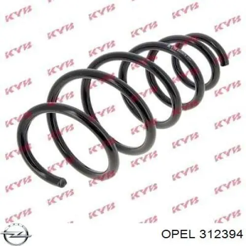312394 Opel Пружина передней подвески