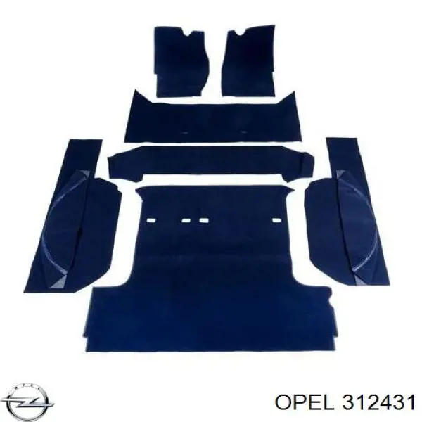 Передняя пружина 312431 Opel