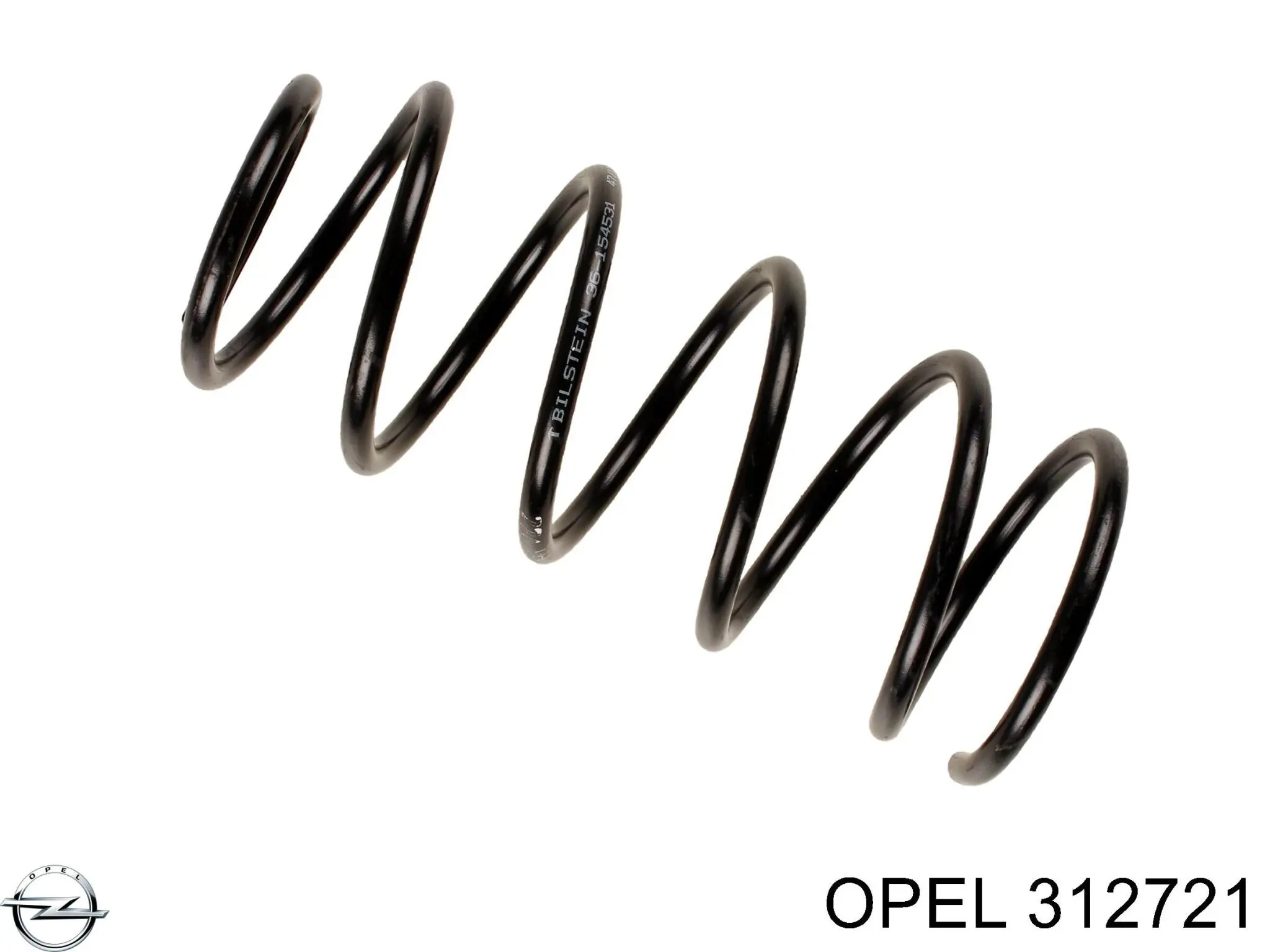 312721 Opel пружина передняя