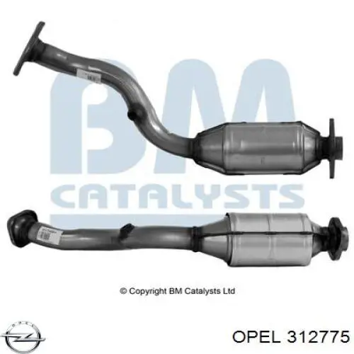 Передняя пружина 312775 Opel