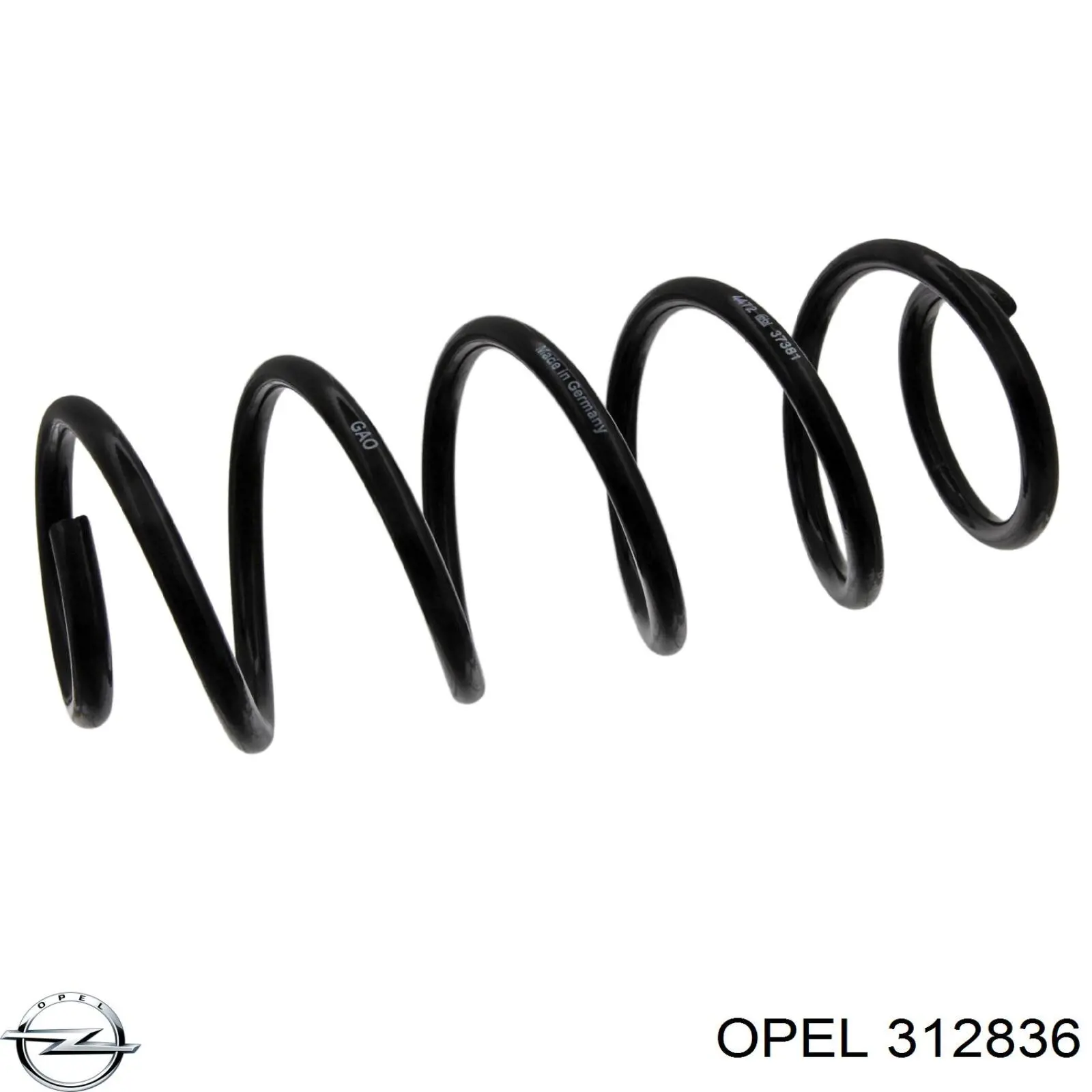 Пружина амортизатора передняя Opel 312836 цена, от 21.05 USD
