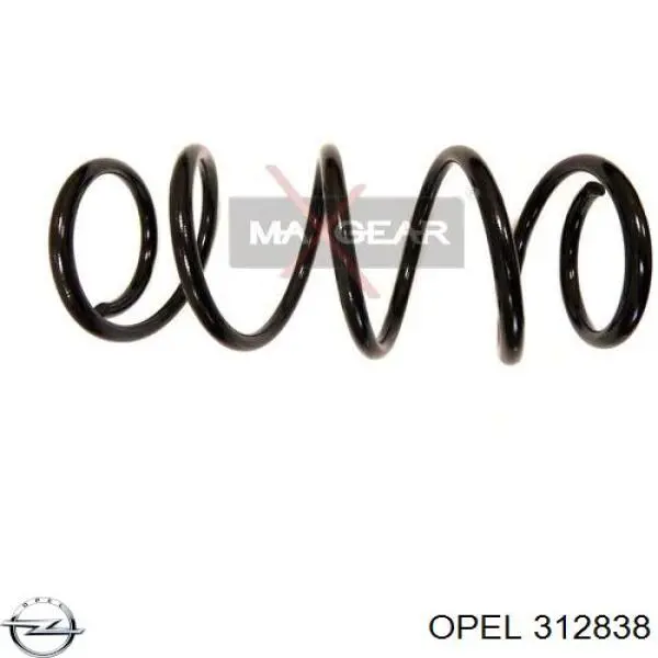 312838 Opel пружина передняя