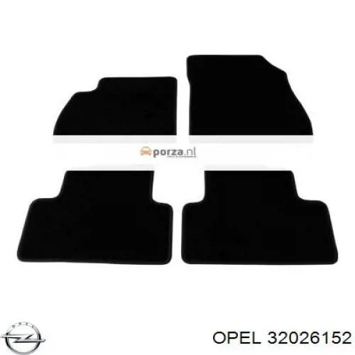 Комплект ковриков Opel 32026152 цена, от 67.49 USD