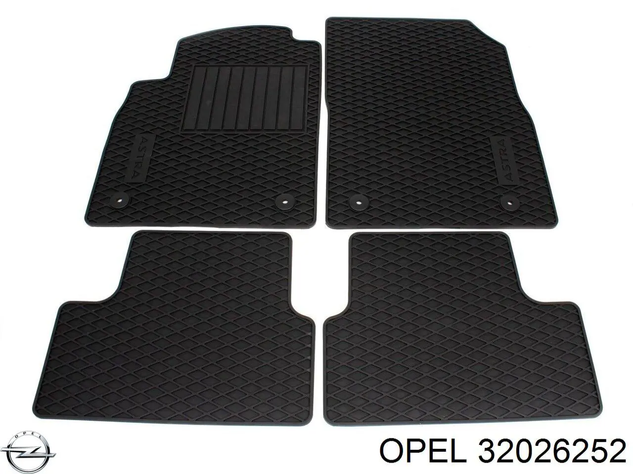 Купить 32026252 Opel Коврики автомобильные