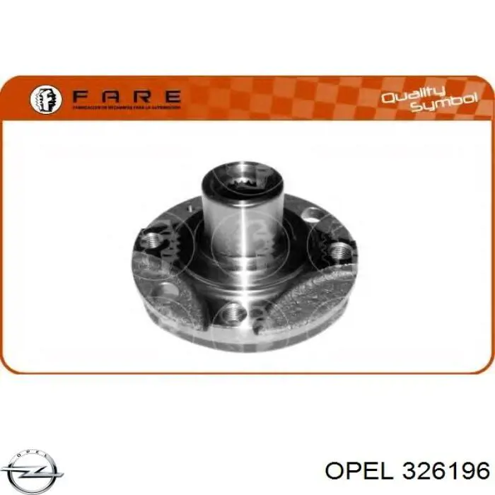Ступицы передних колес Opel 326196 цена, от 18.00 USD