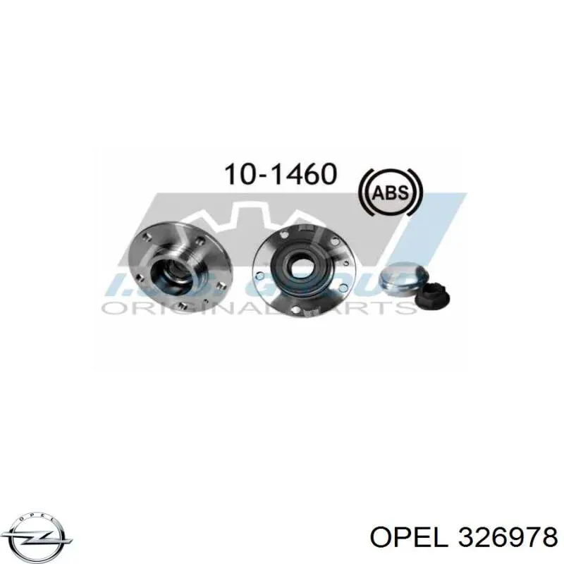 326978 Opel porca de cubo dianteiro