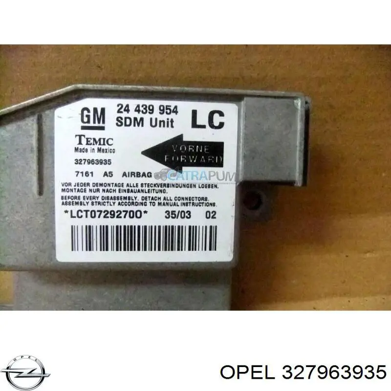  Opel 327963935 цена, от 12.67 USD