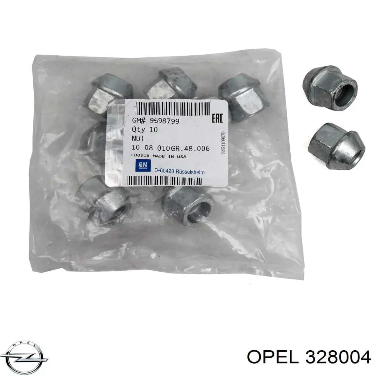 Болт ступицы Opel 328004 цена, от 1.48 USD