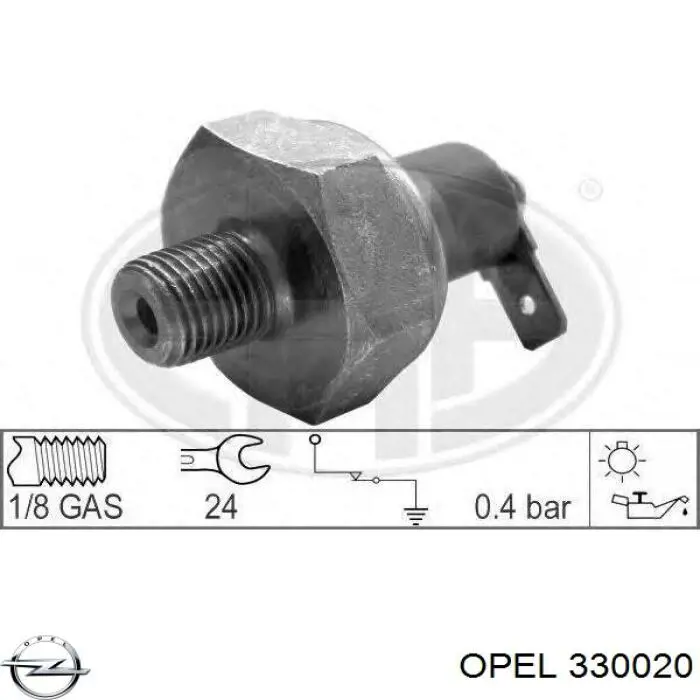 330020 Opel подшипник ступицы передней внутренний