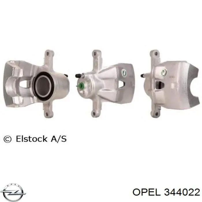 Амортизатор передний 344022 Opel