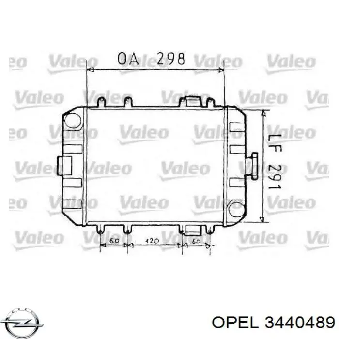 Купить 3440489 Opel Реле бензонасоса