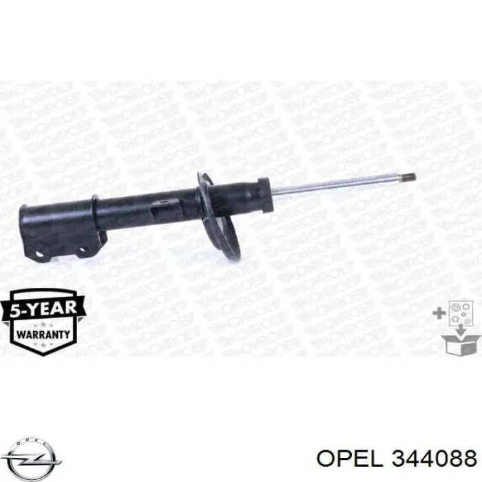 344088 Opel амортизатор передний правый