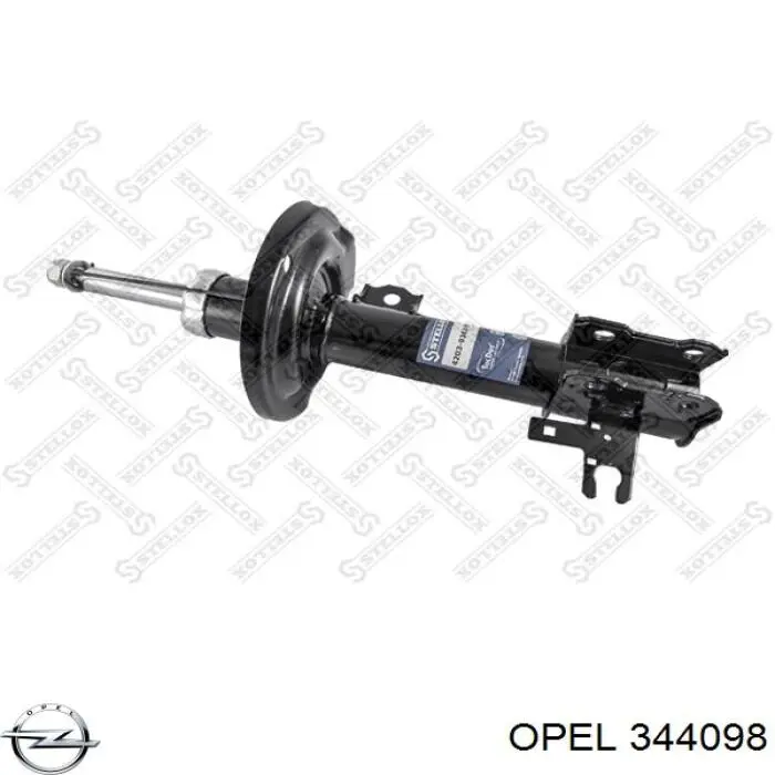 Купить 344098 Opel Амортизатор подвески передний левый