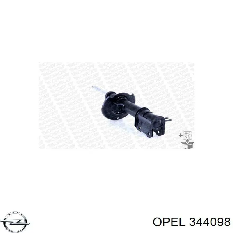 Амортизатор передний левый 344098 Opel