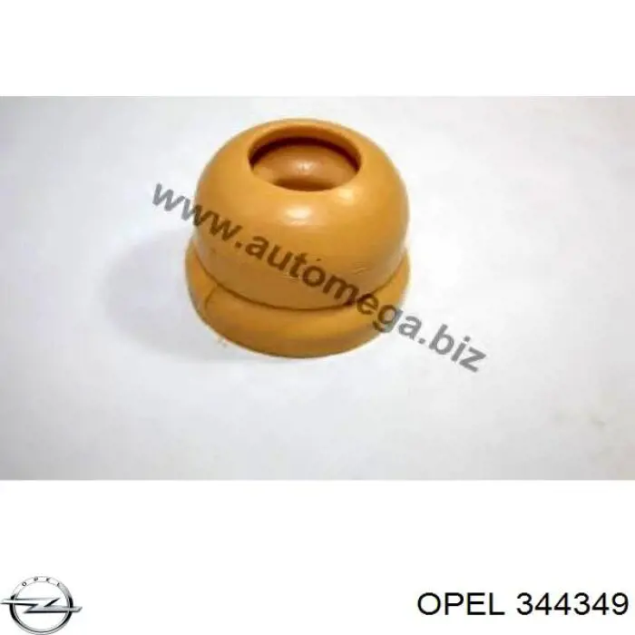 344349 Opel буфер (отбойник амортизатора переднего)