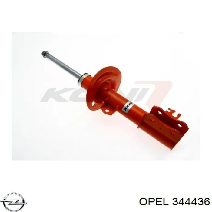 344436 Opel буфер (отбойник амортизатора переднего + пыльник)