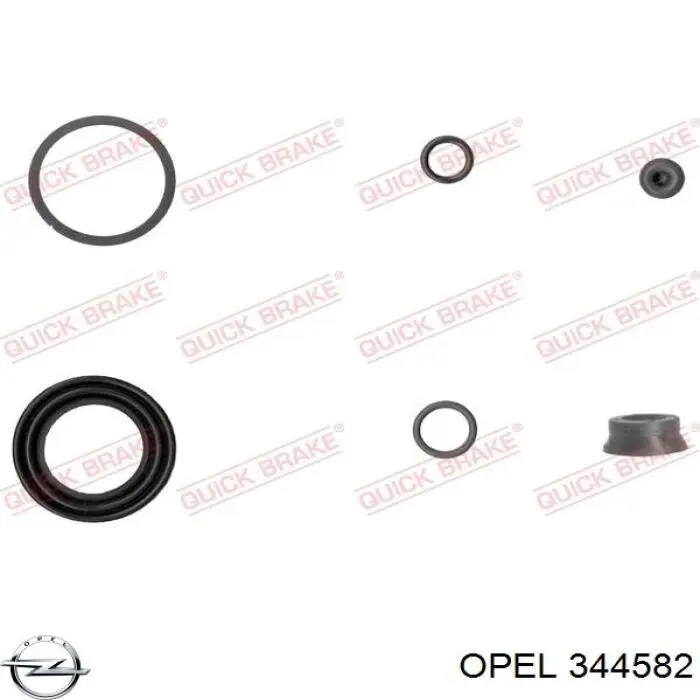 344582 Opel suporte de amortecedor dianteiro