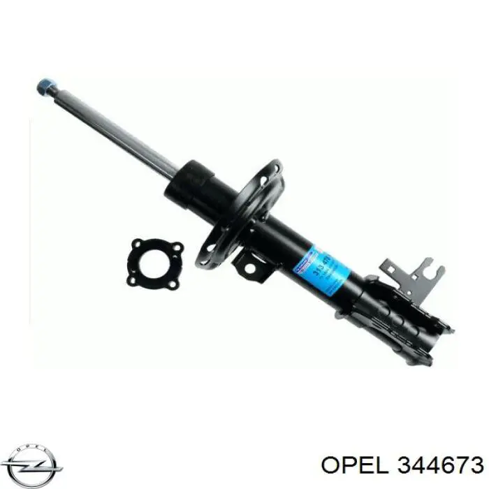 344673 Opel амортизатор передний правый