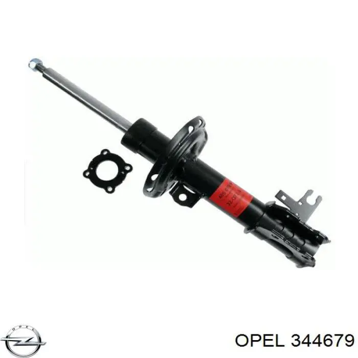 344679 Opel амортизатор передний правый