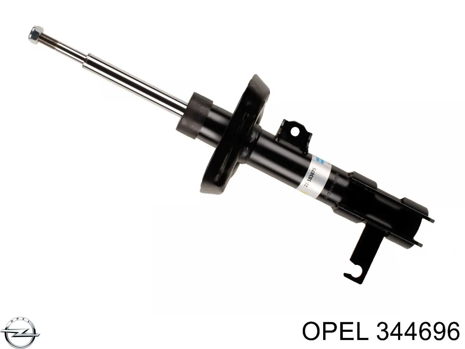 344696 Opel амортизатор передний левый