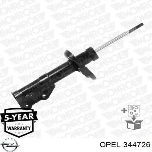 Амортизатор передней подвески левой Opel 344726 цена, от 12.15 USD
