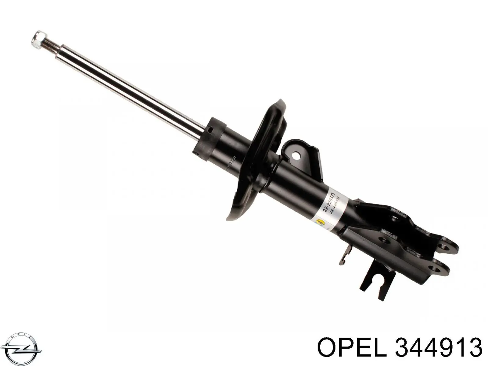 344913 Opel amortecedor dianteiro esquerdo