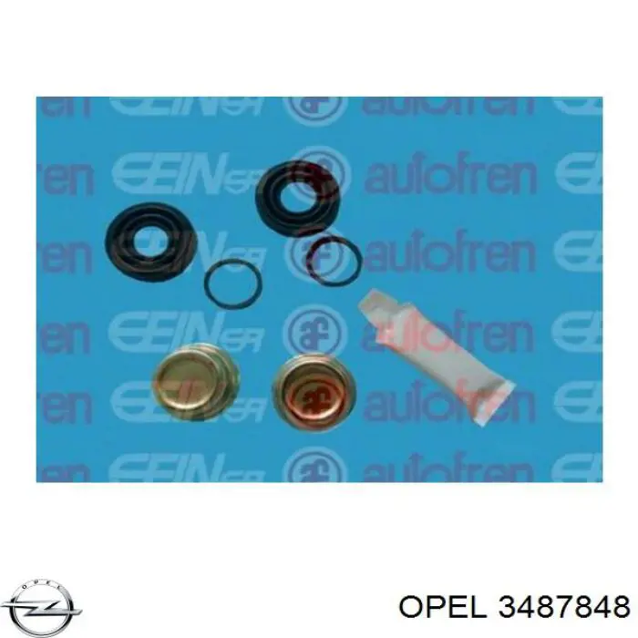 3487848 Opel Ремкомплект суппорта тормозного, переднего