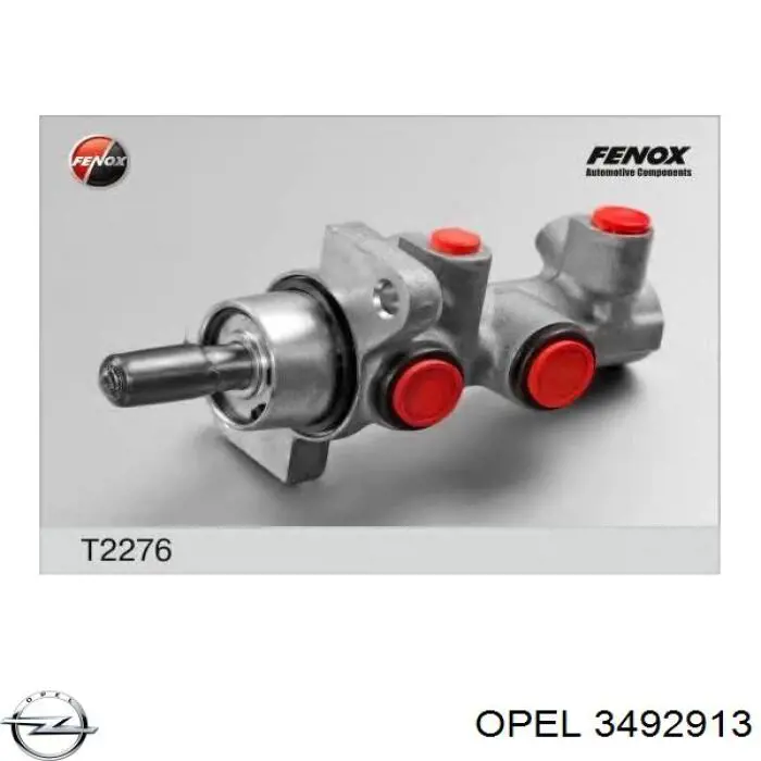 Цилиндр главный тормоза (гидротормозов) Opel 3492913 цена, от 69.77 USD