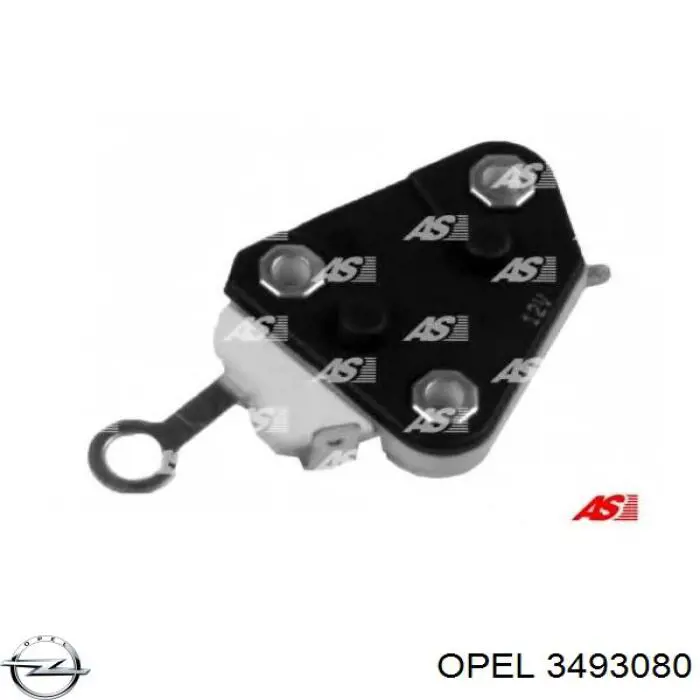 Купить 3493080 Opel Реле регулятор напряжения генератора