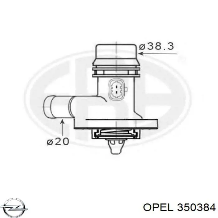 Opel 0350384 цена, от 5.07 USD