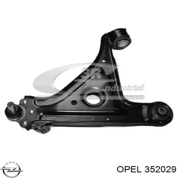 352029 Opel рычаг передней подвески нижний левый