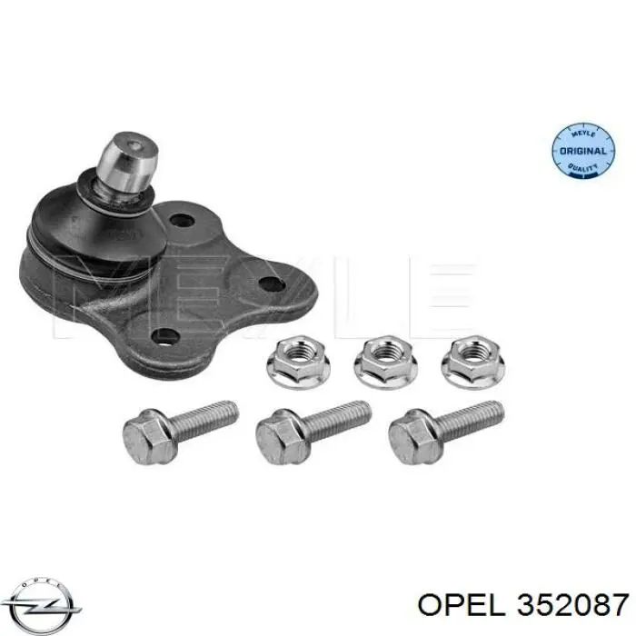 Нижняя шаровая опора 352087 Opel