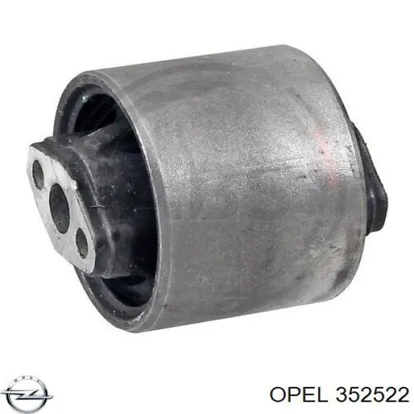 352522 Opel braço oscilante inferior direito de suspensão dianteira