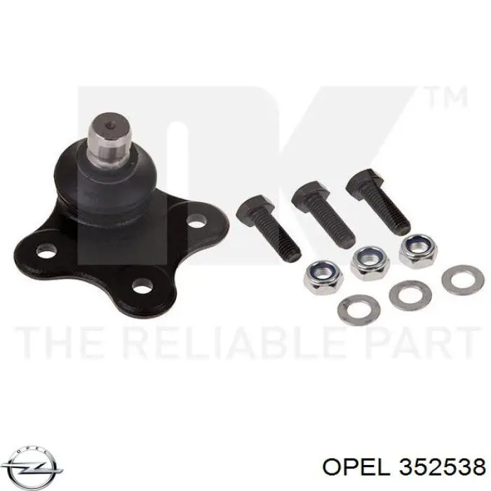 Купить 352538 Opel Рычаг передней подвески левый