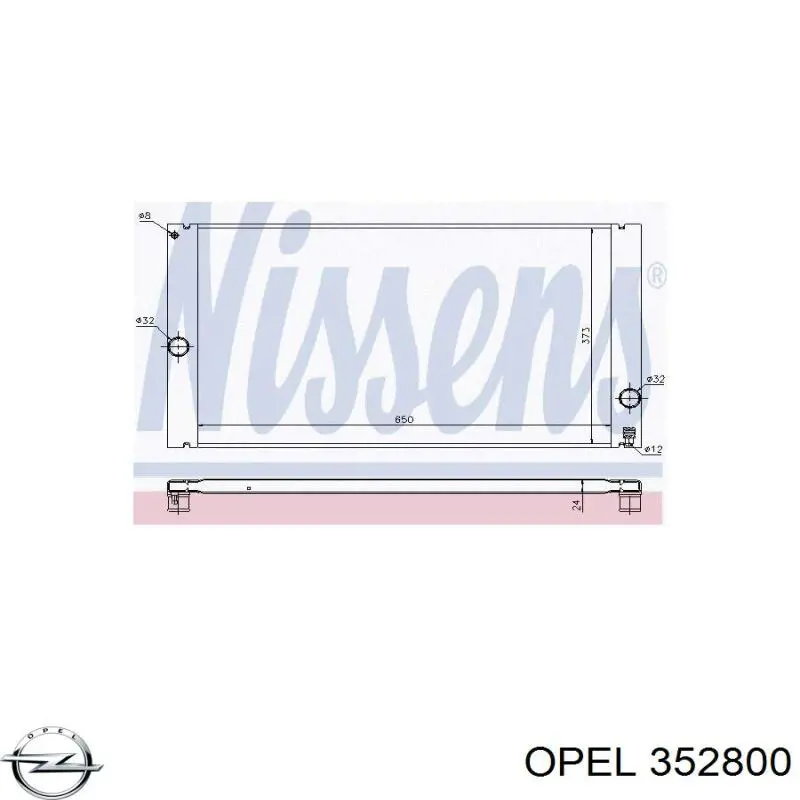 Шаровая опора, нижняя Opel 352800 цена, от 10.14 USD