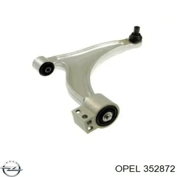 352872 Opel рычаг передней подвески нижний правый