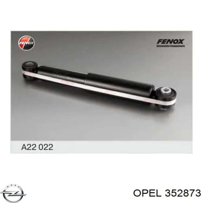 Сайлентблок переднего нижнего рычага Opel 352873