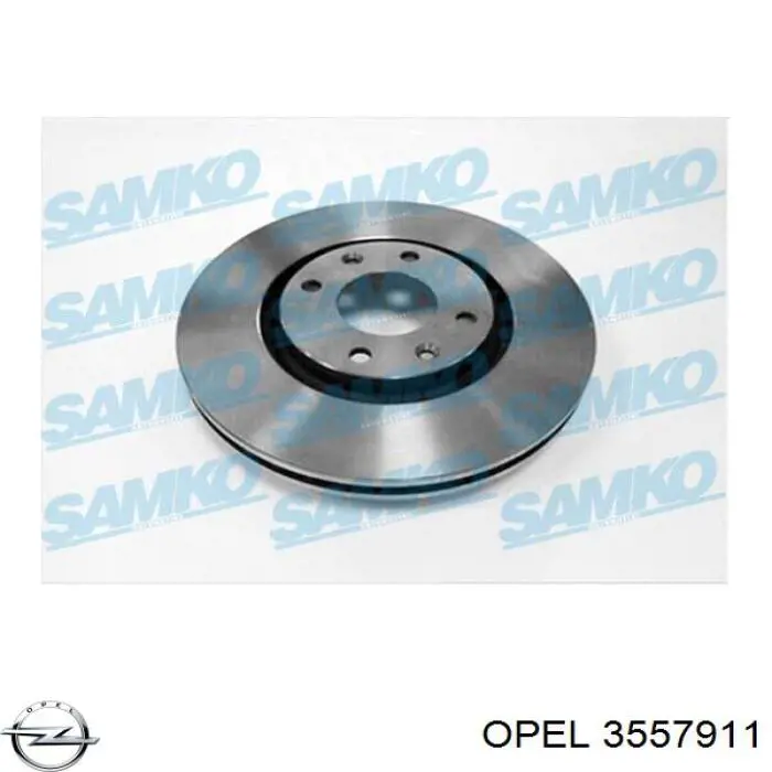 Тормоз дисковый передний Opel 3557911 цена, от 37.94 USD