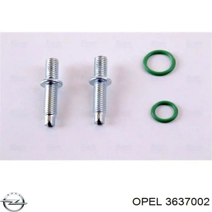 3637002 Opel радиатор кондиционера