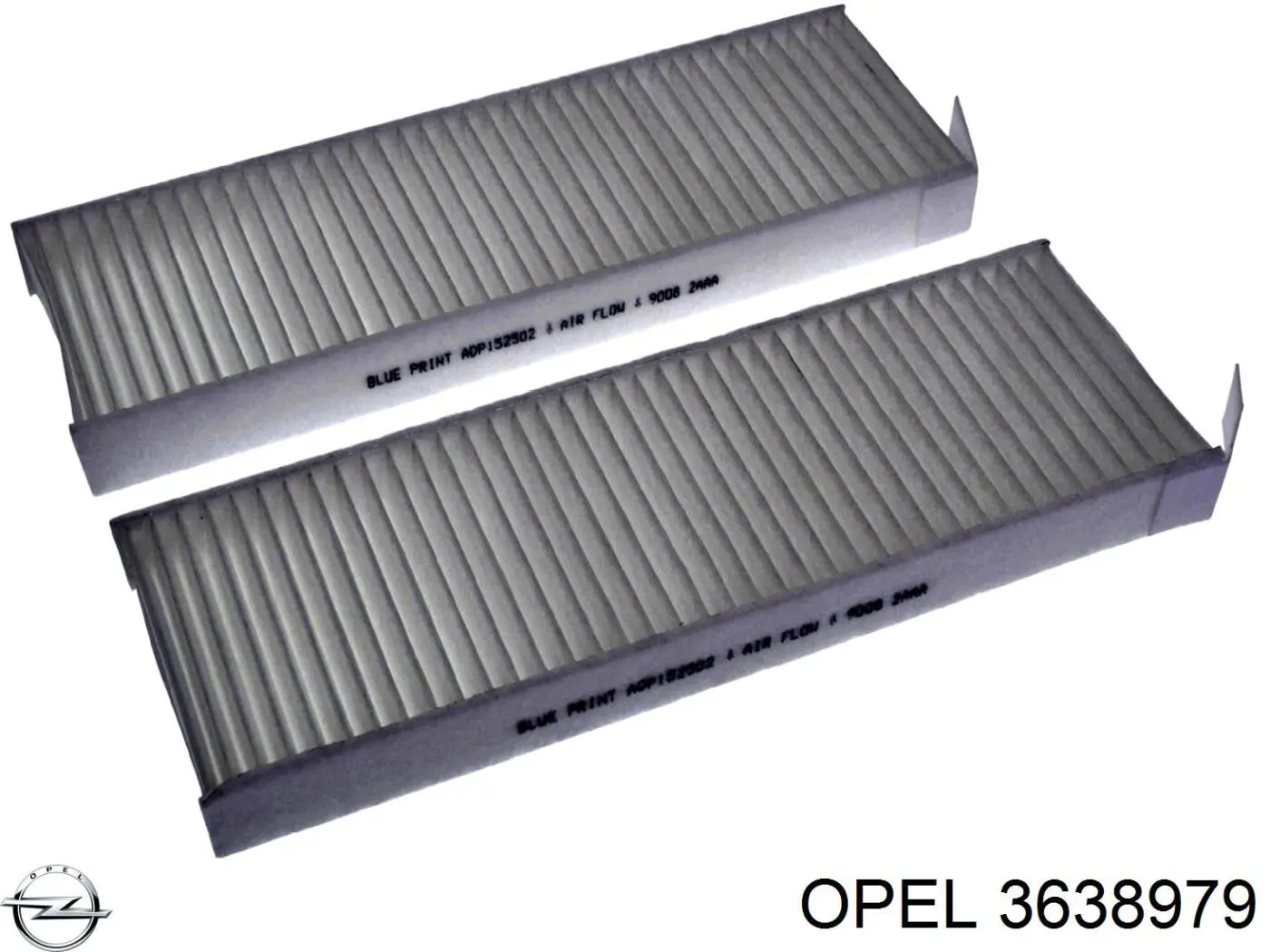 Фильтр воздушный отопителя Opel 3638979 цена, от 10.53 USD