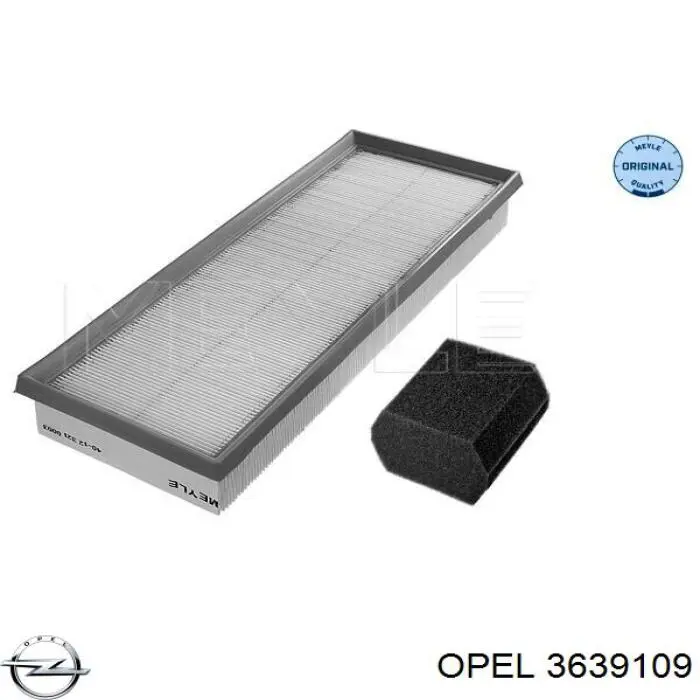Элемент воздушного фильтра Opel 3639109 цена, от 9.88 USD