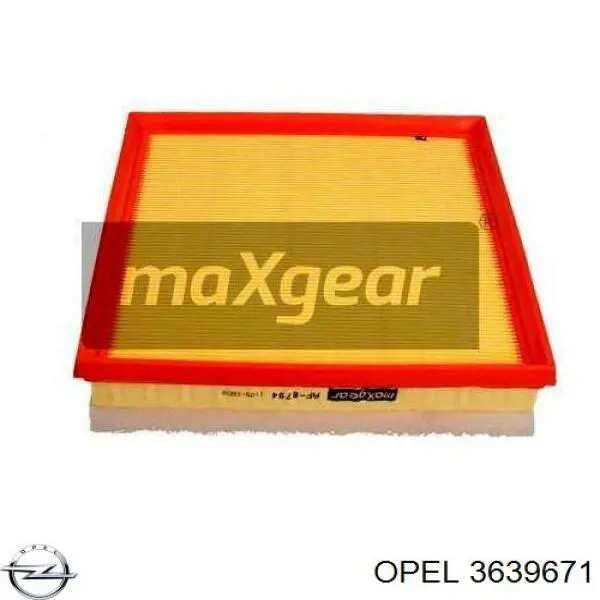 3639671 Opel воздушный фильтр