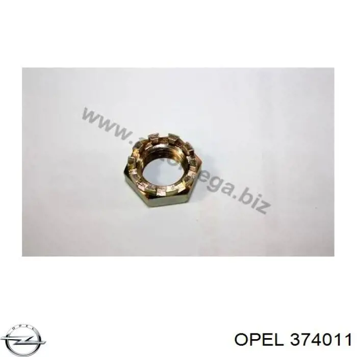 Купить 374011 Opel Гайка передней ступицы