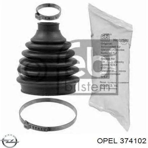374102 Opel bota de proteção interna de junta homocinética do semieixo dianteiro