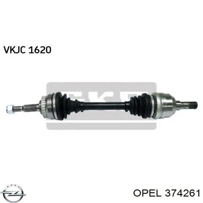 Привод передний левый Opel 374261 цена, от 82.44 USD